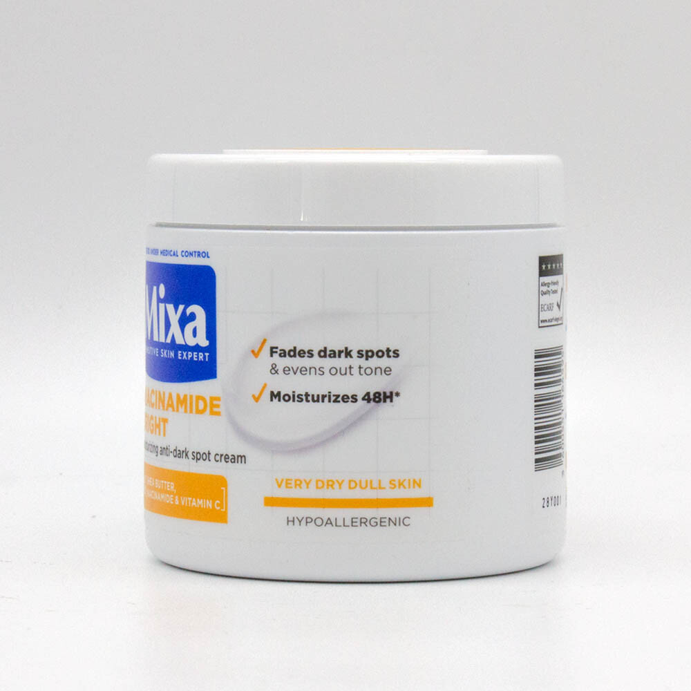 Mixa Niacinamide Bright Moisturizing Anti-Dark Spots Cream with Shea Butter x8