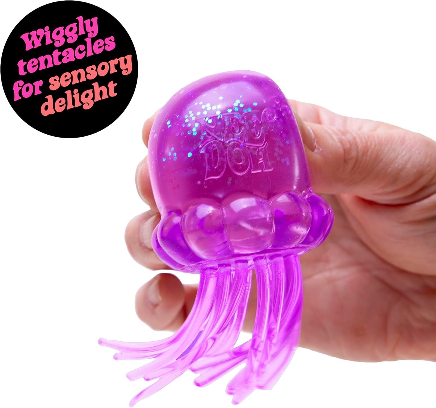 Schylling Needoh Jelly Squish – Sensory Squeeze Toy – Colors May Vary