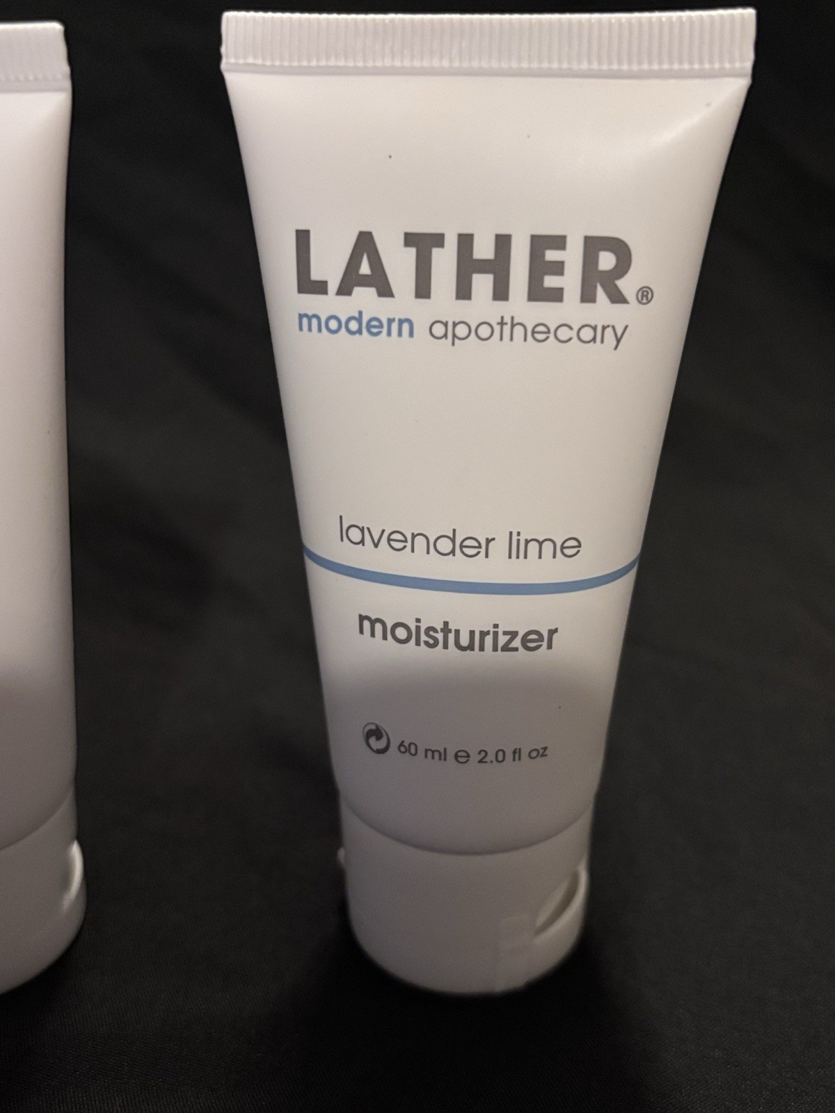 LATHER Travel Toiletries Set Body/Hair Wash Crème Rinse Face Soap Lavender