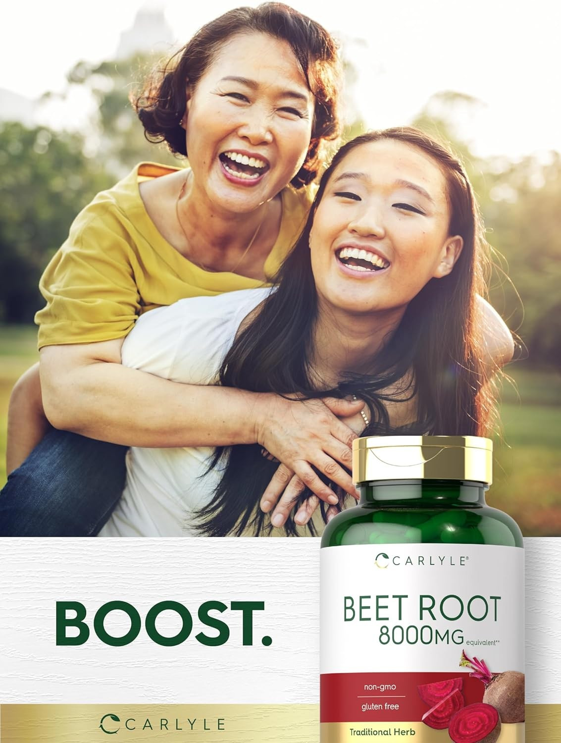 USDA Organic Extra Strength Beet Root 20:1 Extract 8000 Mg Strength 120 Capsules