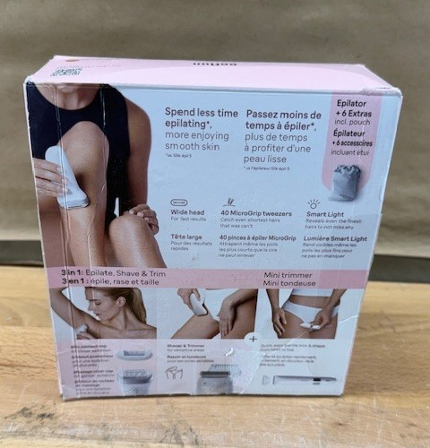 Braun Silk-épil 7 5392 Epilator & Trimmer Women’s Shaver Open Box