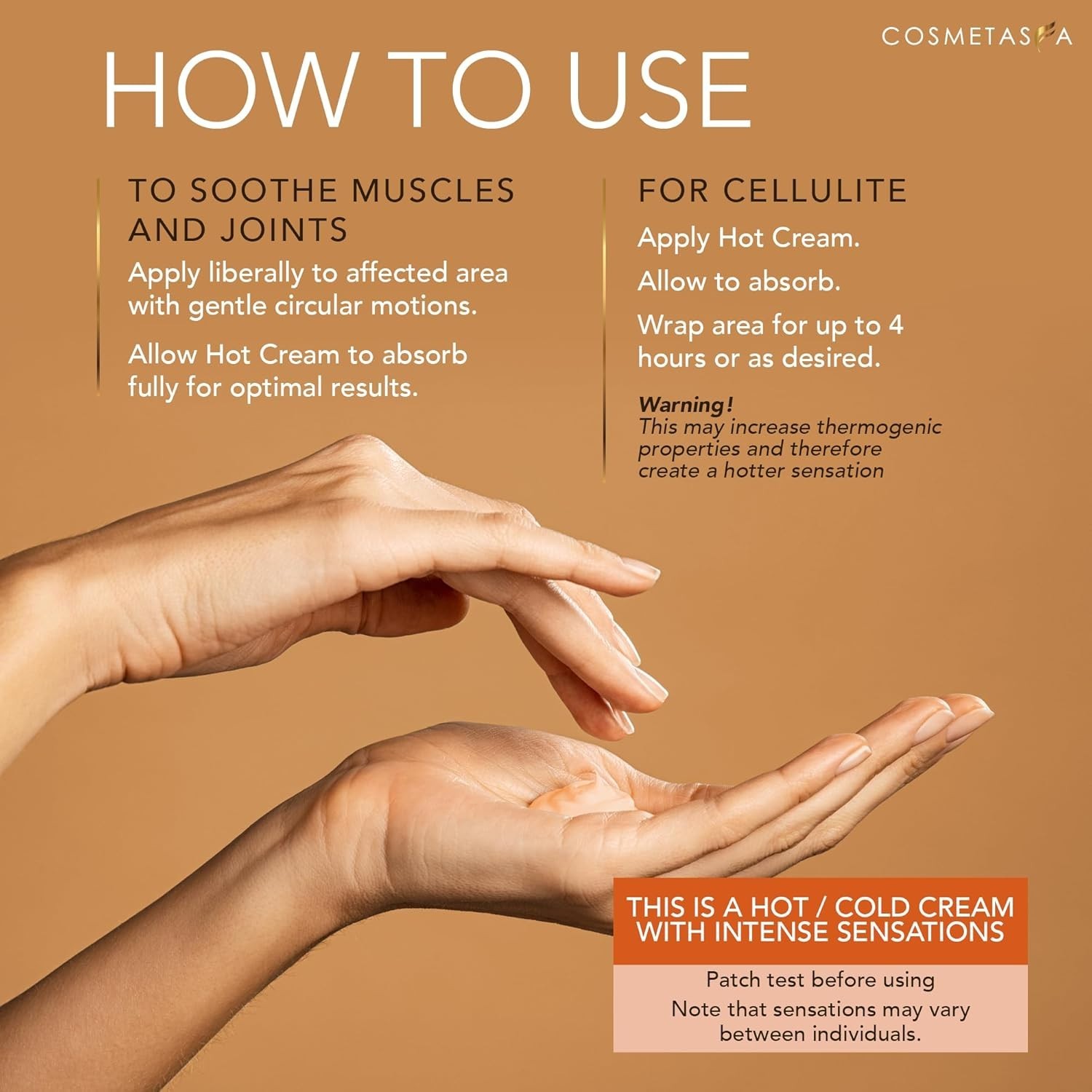 2-Pack Natural Cellulite Treatment Oil and Hot Cream for Effective Results