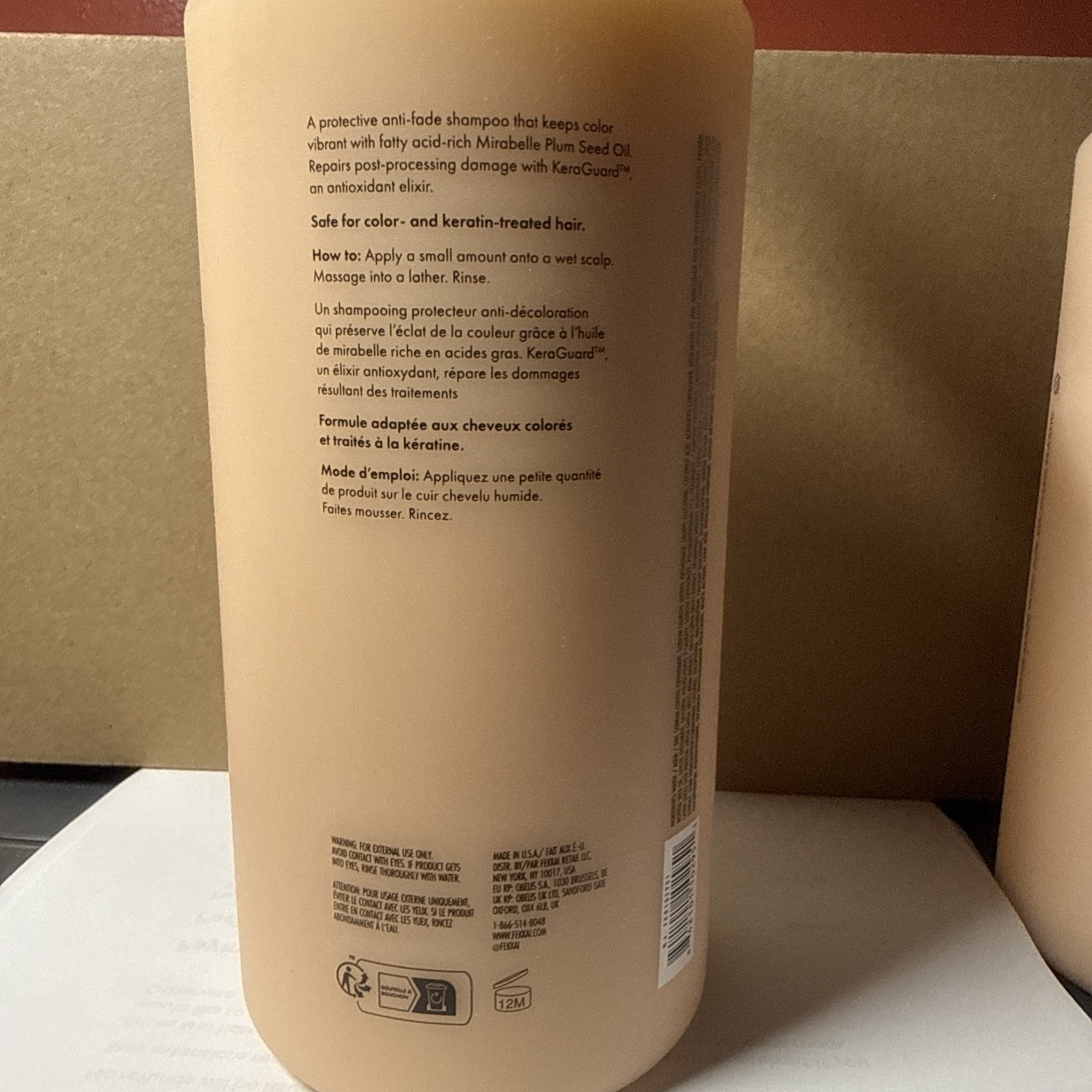 Fekkai Technician Color Shampoo and Conditioner Set Jumbo, 33.8 FL OZ / 1L EACH