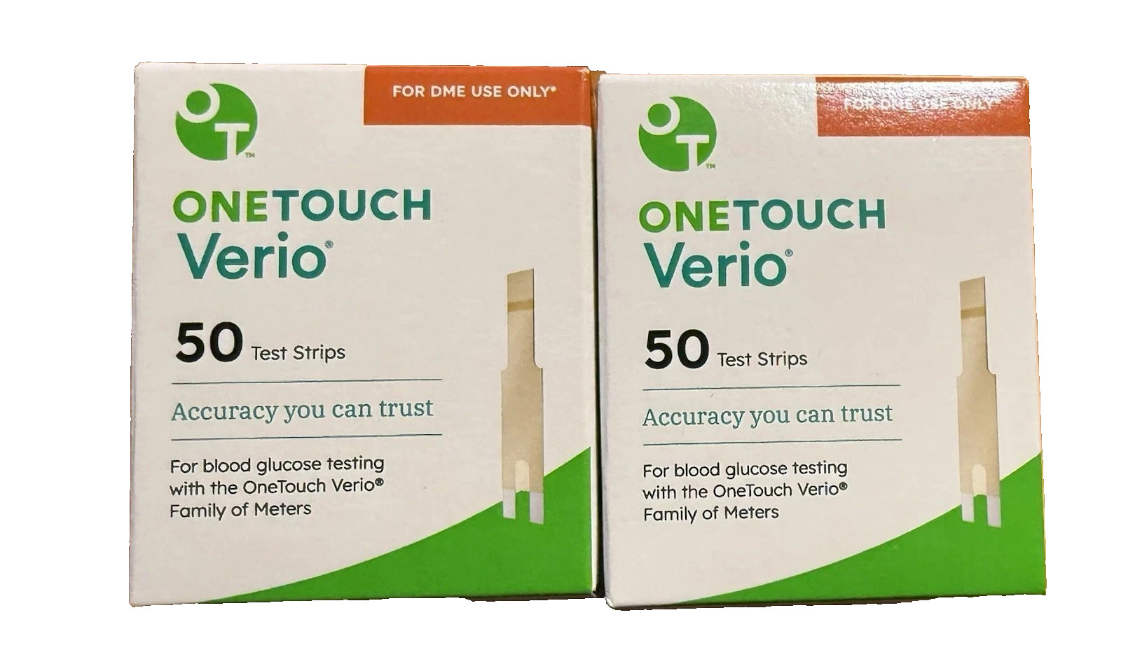 OneTouch Verio Blood Glucose Test Strips 100 Count Factory Sealed New