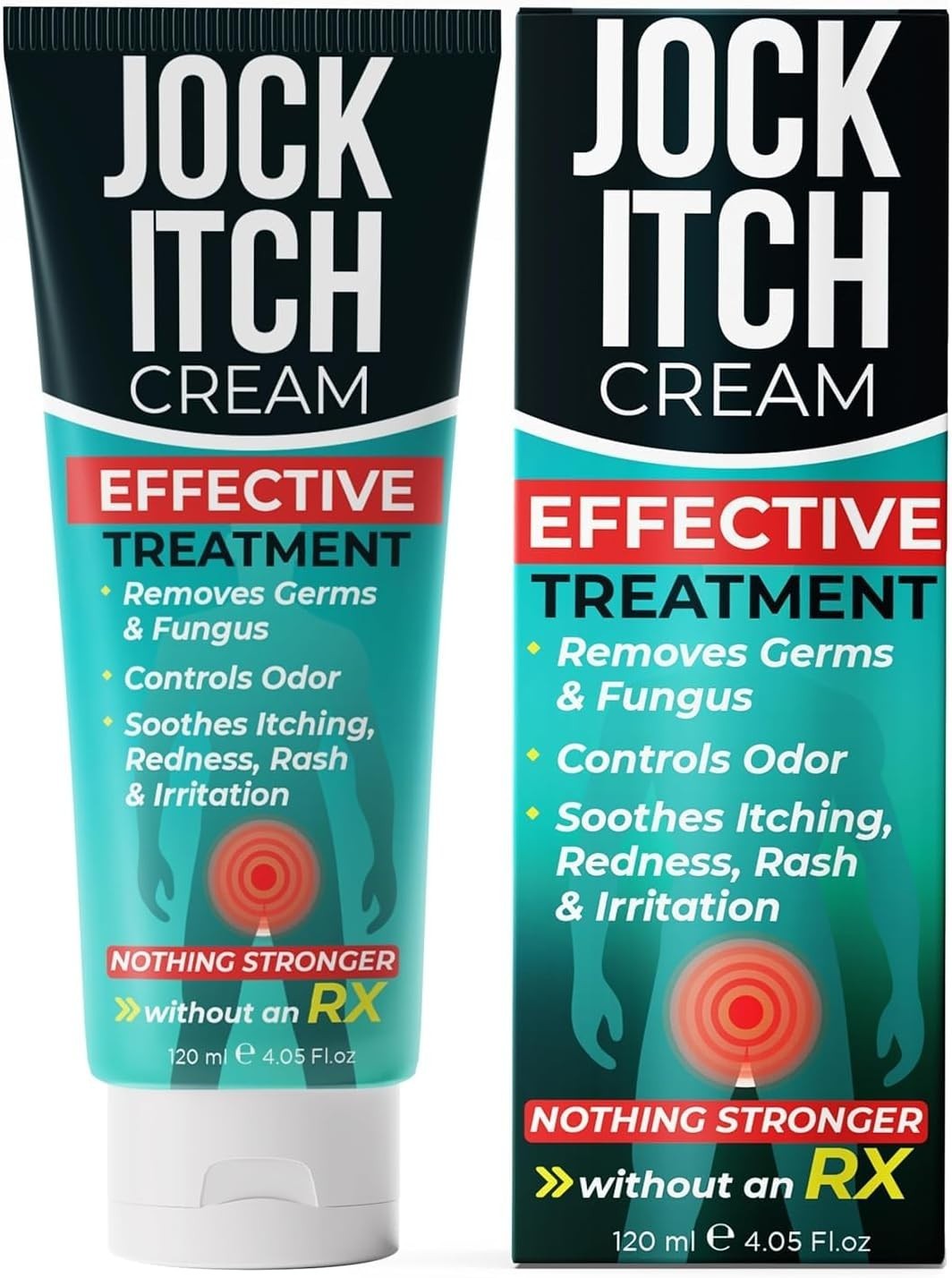Jock Itch Cream | Extra Strength Antifungal Treatment for Groin & Inner 120ml