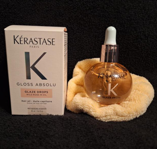 NIB 100% Authentic Kérastase Gloss Absolu Glaze Drops Anti-Frizz Hair Oil,1.52oz
