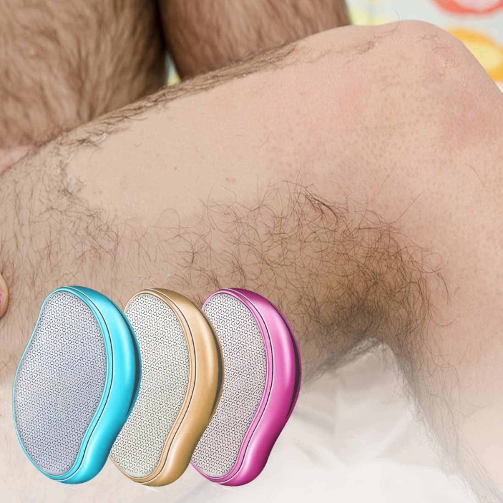 1Pc Chemical Free Nano Glass Hair Remover Waterproof Reusable For Men Women
