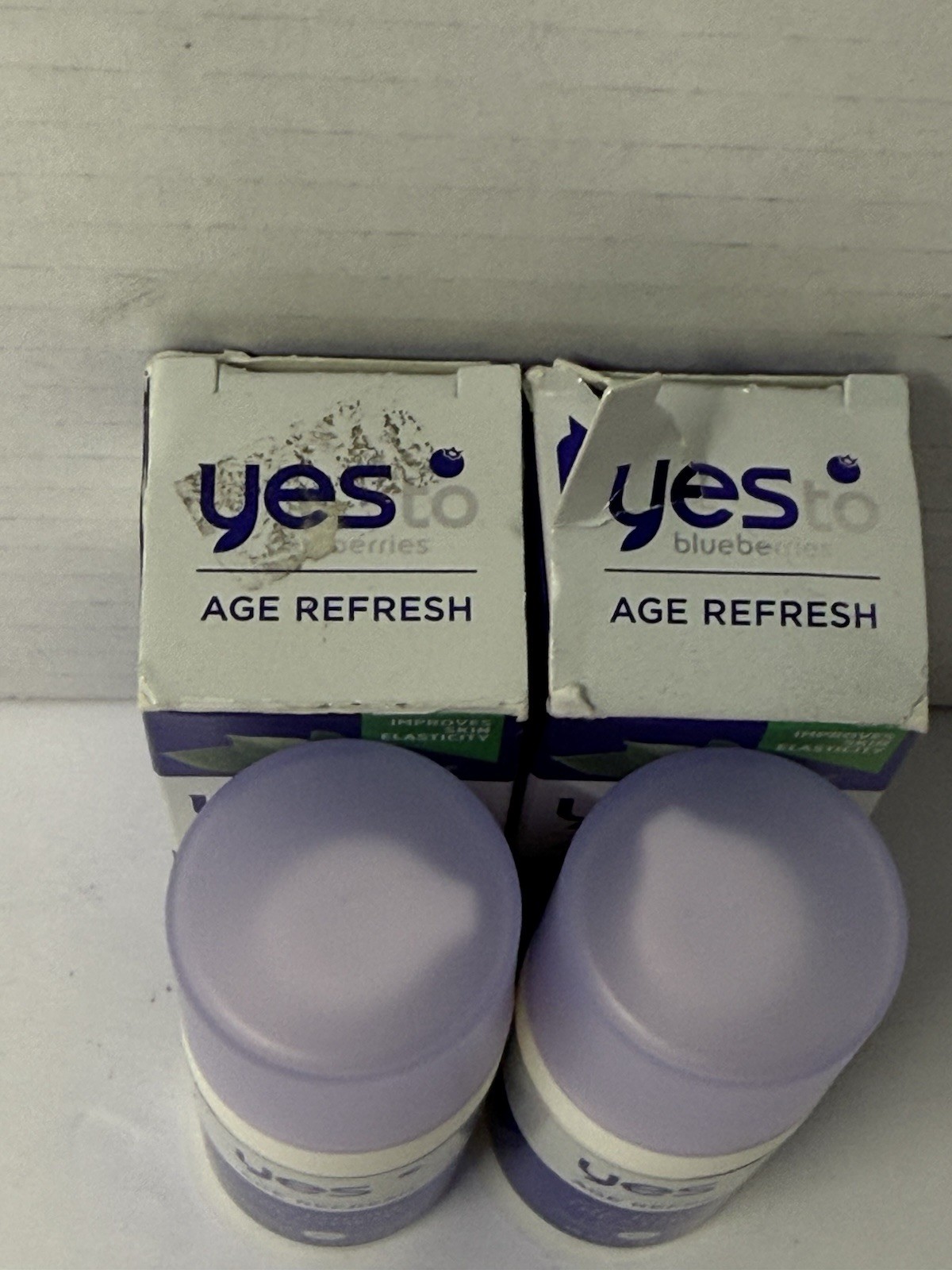 2 New Yes To Blueberries Age Refresh Eye Firming Treatment 0.5fl oz Paraben Free