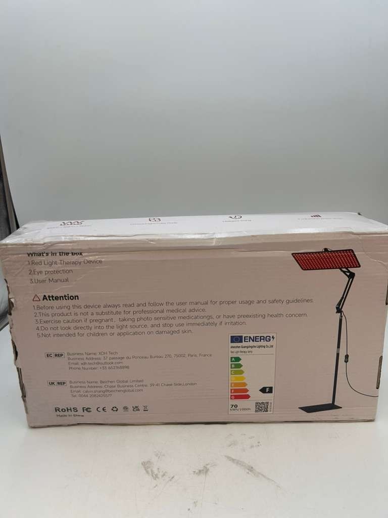 Red Light Therapy Device Lamp 660nm + 850 nm + 940nm Box Damage