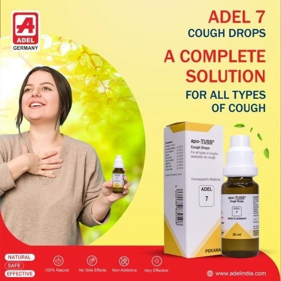ADEL 7 Homeopathic Drops Liquid 20ml x 6 Pack Natural Wellness Formula