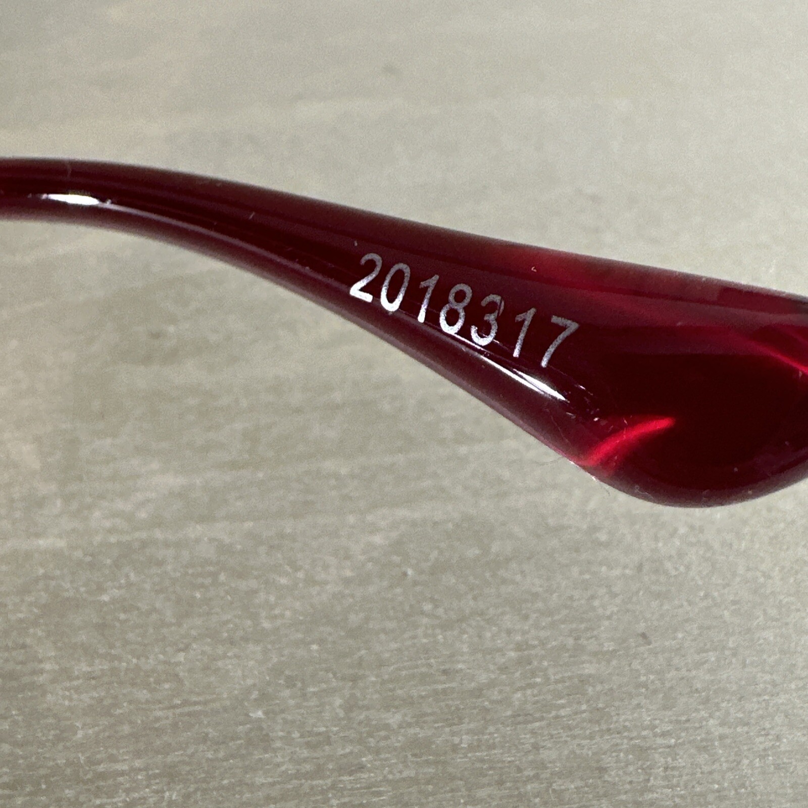 Zenni 2018317 Clear/Red Eyeglasses Frames 51-18-142-33mm G17
