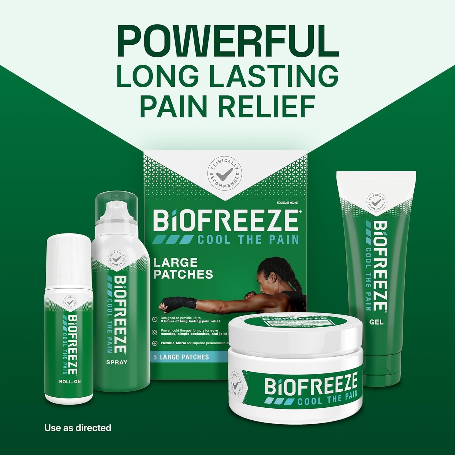 Menthol Cooling Cream 3oz Topical Muscle Joint Back Relief