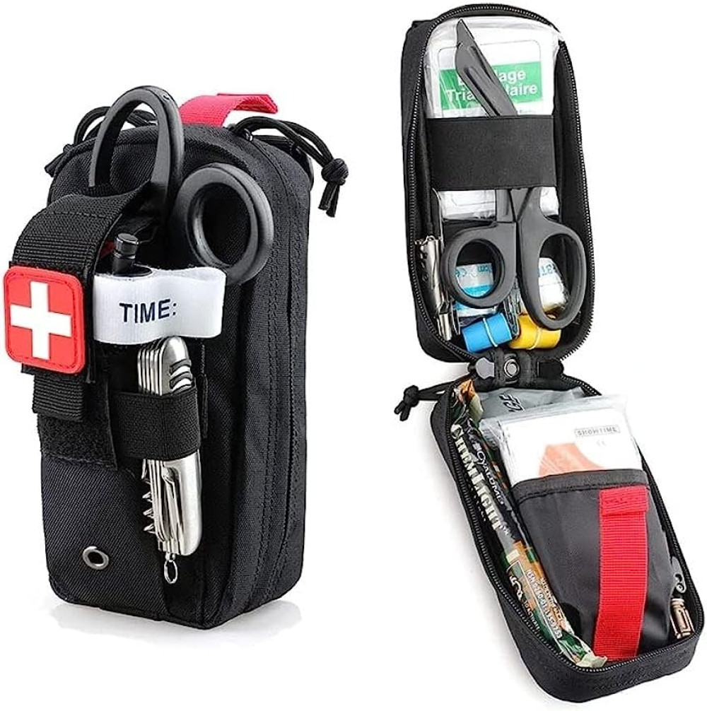 Emergency EMT Pouch Medical Bag with Tourniquet Holder Tactical IFAK Trauma Kit