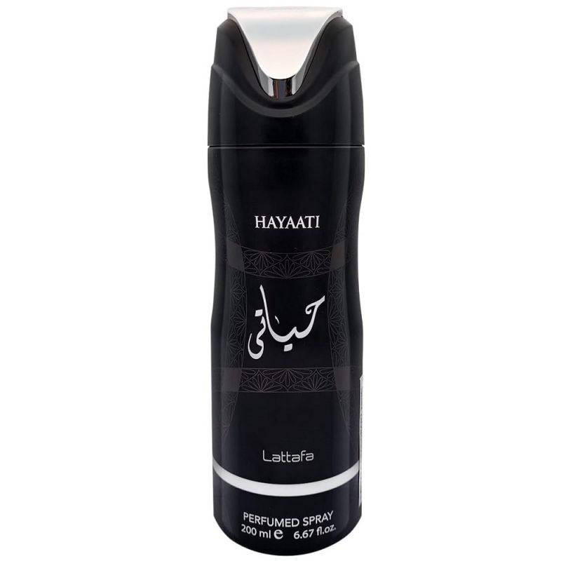 Lattafa Hayaati Body Spray 6.6 Oz For Unisex | Fresh, Oriental, Woody Fragrance