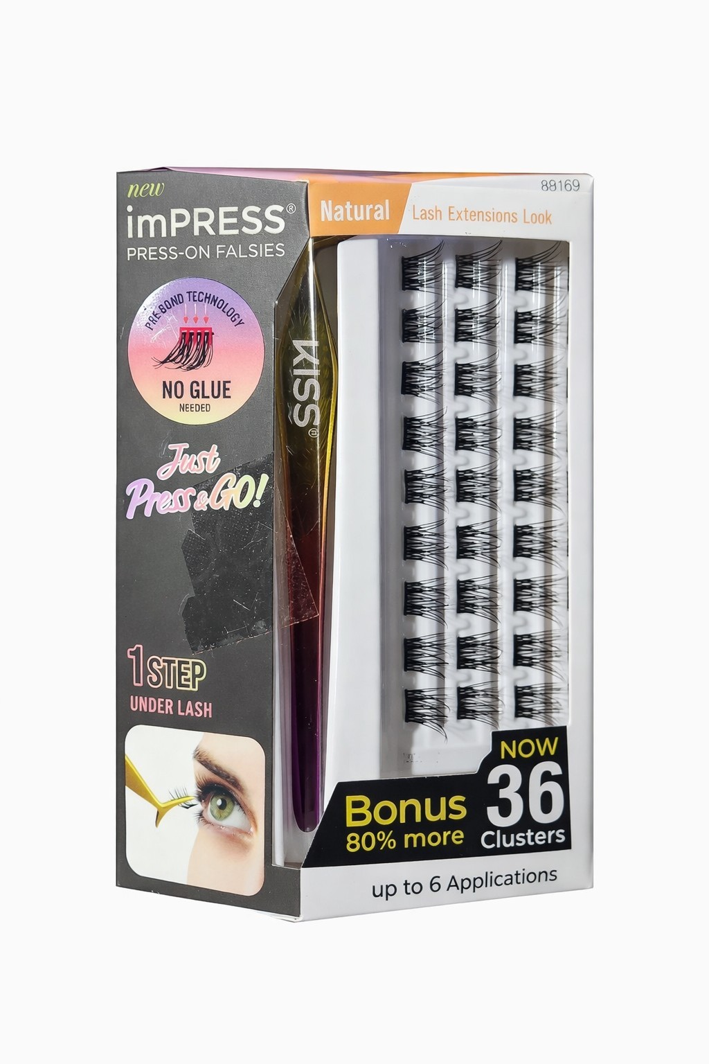 💋 ⭐ KISS Lash Bundle MLBB 4-Pack + Luxe Extensions + Impress Kit