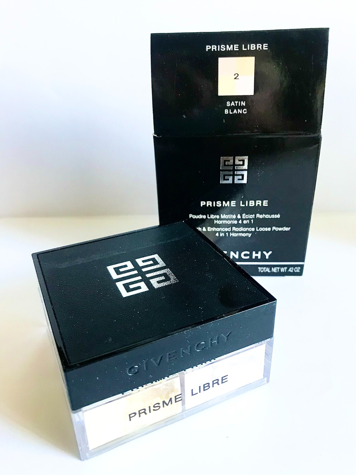 XL GIVENCHY Loose Powder PRISME Libre #2 Satin Blanc 0.42oz dior idole mercier