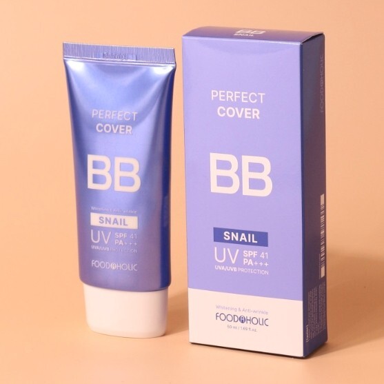 KOREA BEST Perfect Cover Snail BB Cream 50ml Korean Cosmetics Korea No.1 BB