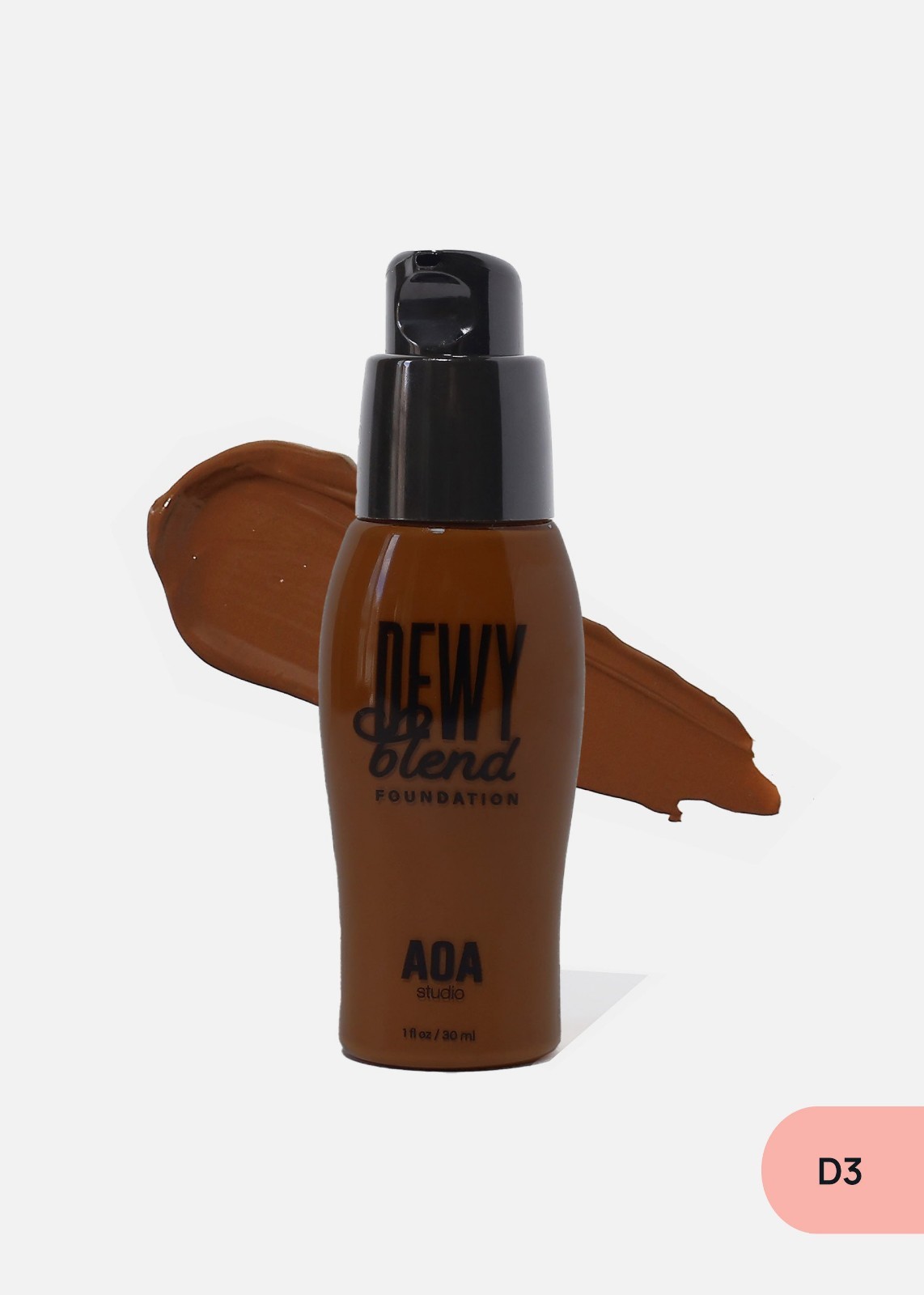 AOA Dewy Blend Foundation Hydrating Lightweight Full Coverage Natural Glow Makeu