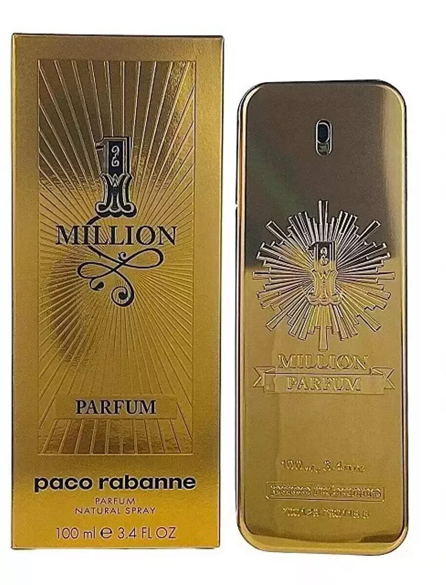 1 Million Parfum by Paco Rabanne cologne men 3.3 / 3.4 oz New in Box