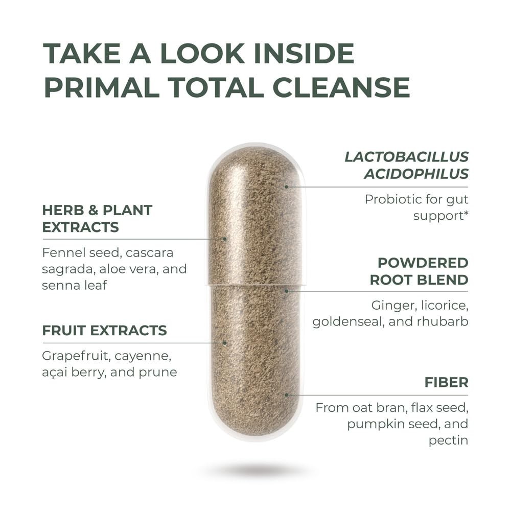 Full Body Detox Cleanse for Liver, Kidney, Gut & Intestinal Health – 60 Capsules