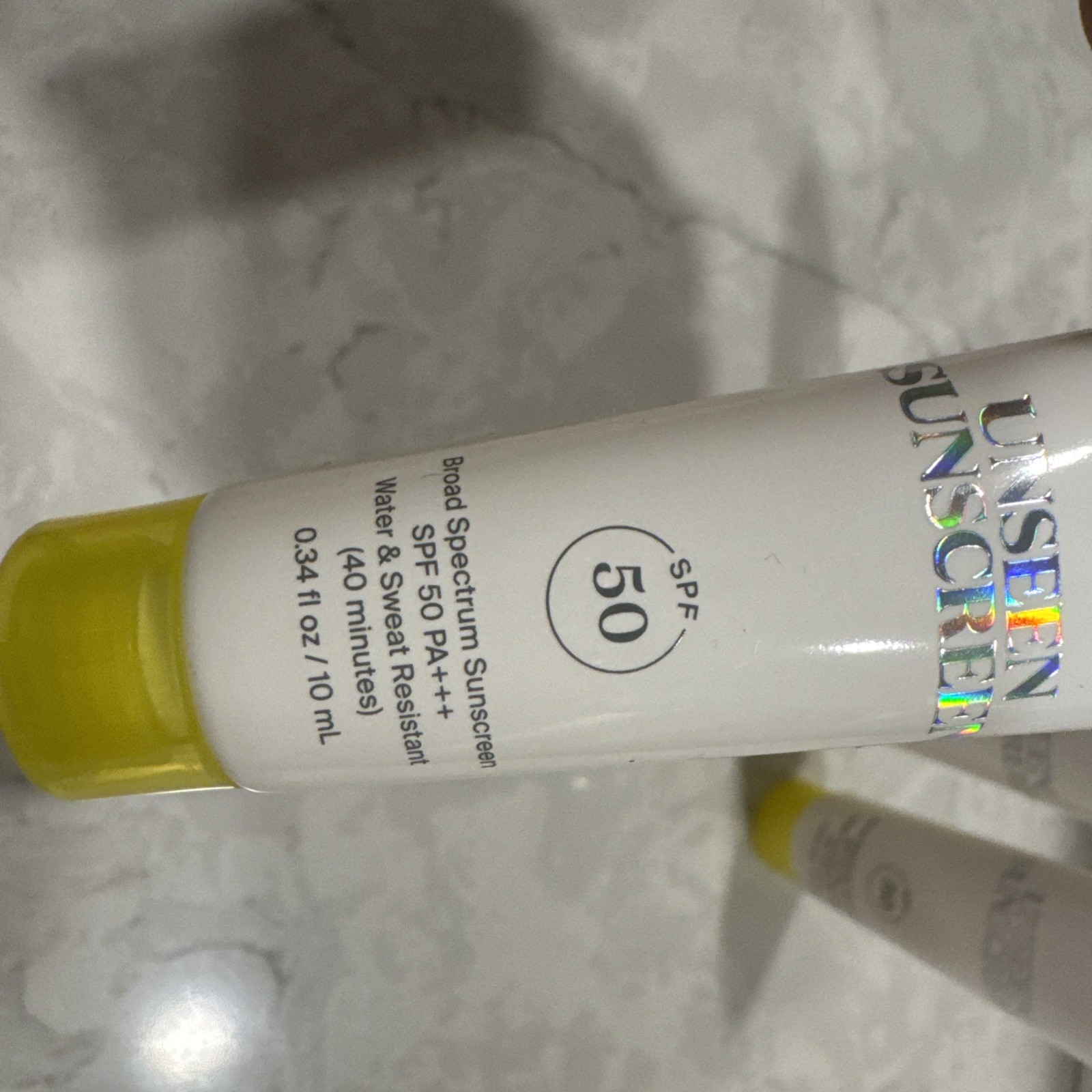 4 Supergoop Unseen Suncreen SPF 50 10ml each Travel Size EXP 02/2027