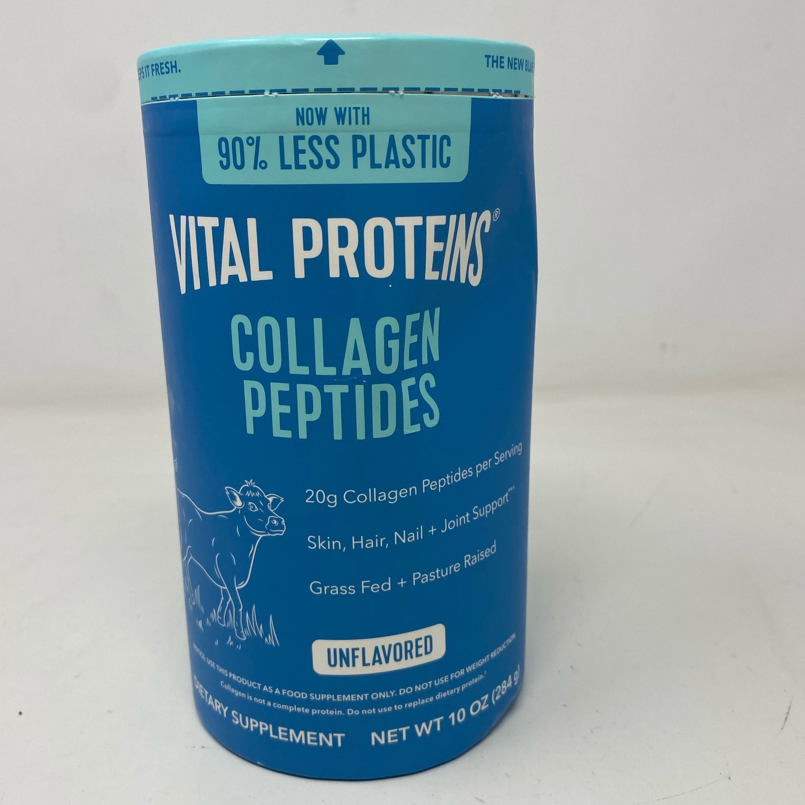 Vital Proteins Collagen Peptides Unflavored Powder 10 oz Blue Canister
