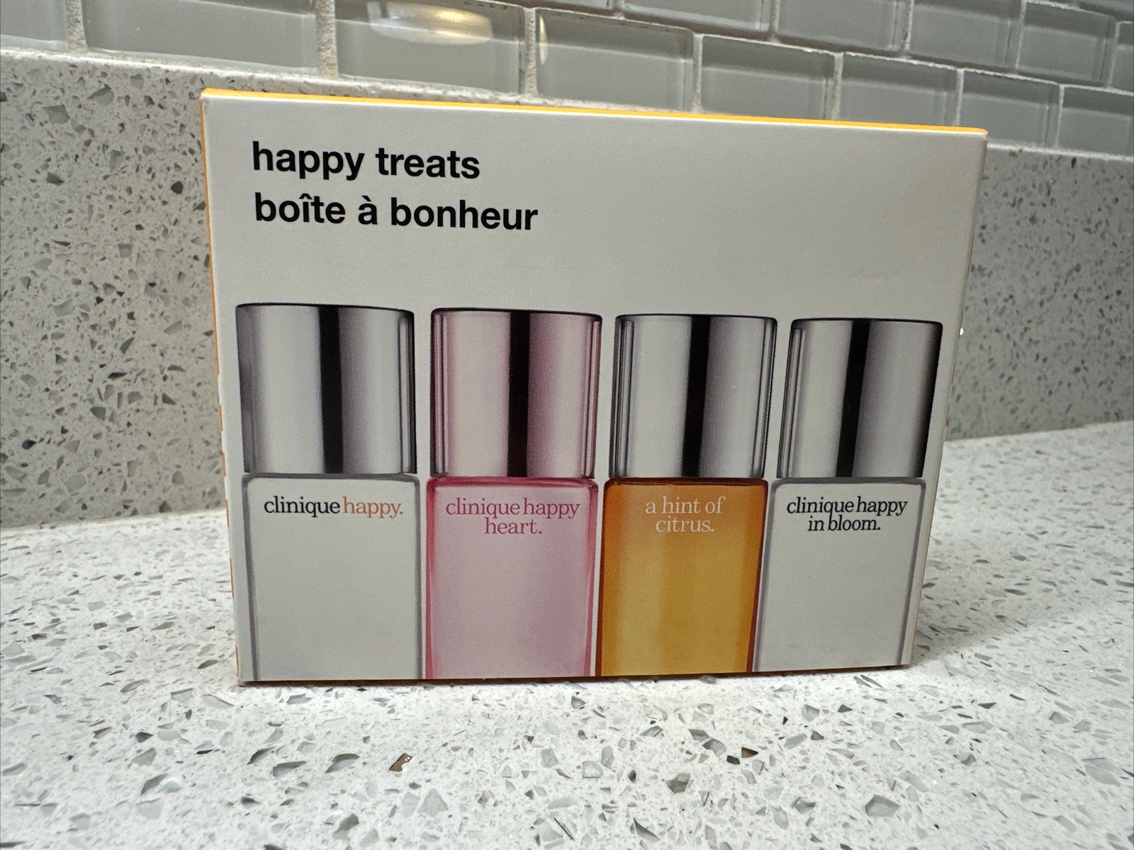 Clinique Happy Treats Heart In Bloom Hint Of Citrus 4pc Parfum Gift Set