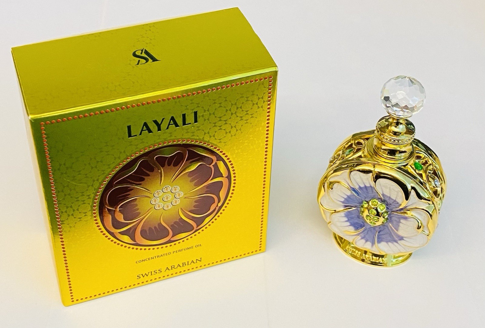 LAYALI Swiss Arabian Concentrated Perfume Oil 15ml Exp. 03-2030 – New in Box NIB