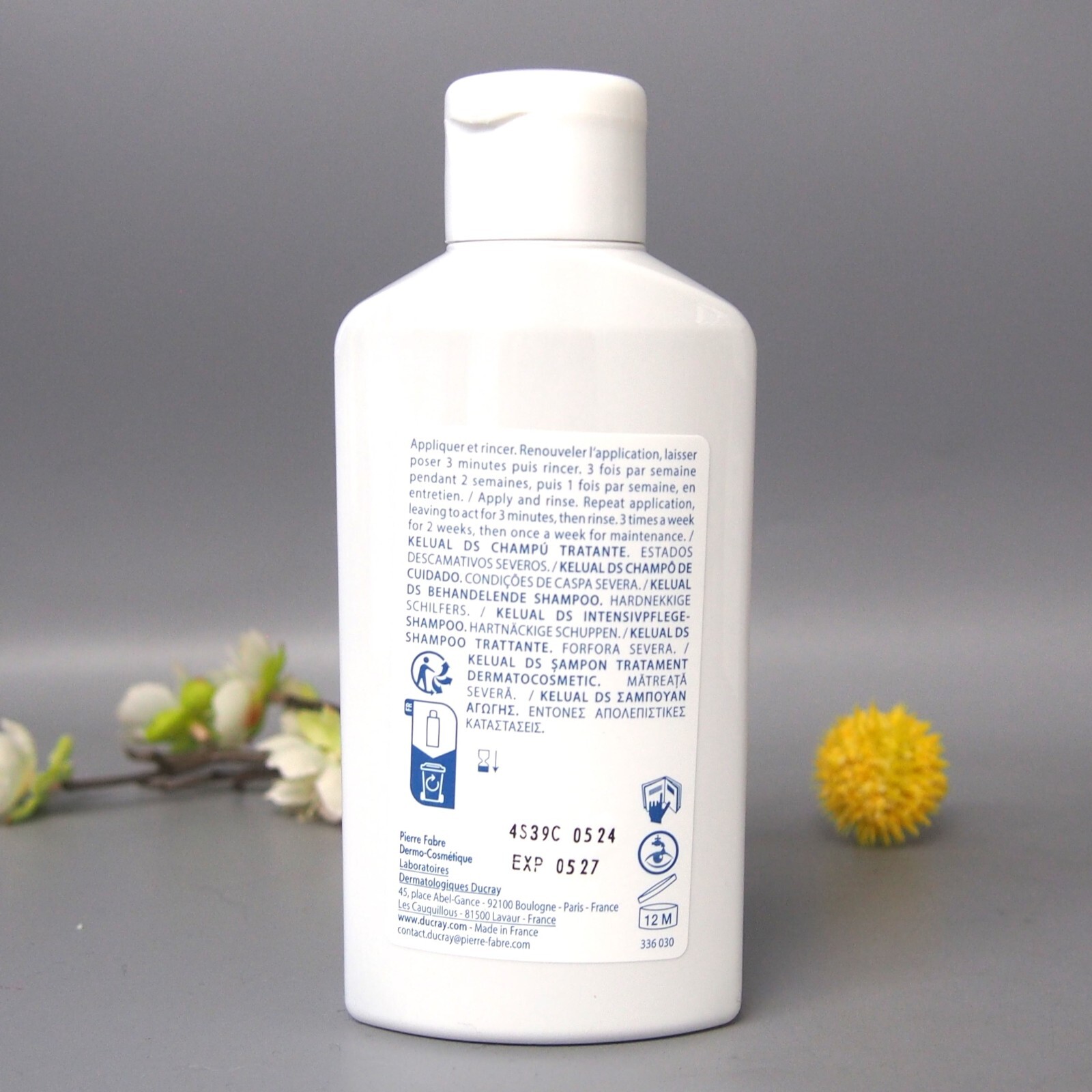 Ducray Kelual Ds Anti Dandruff Shampoo 3.3oz / 100ml EXP 02/2027