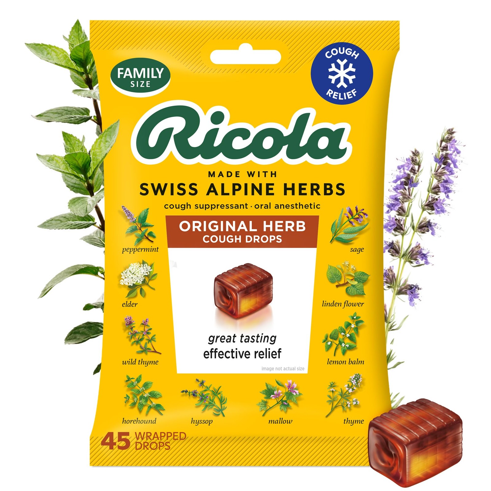 Ricola Original Herb Cough Drops with Menthol – Cough and Sore Throat Relief …