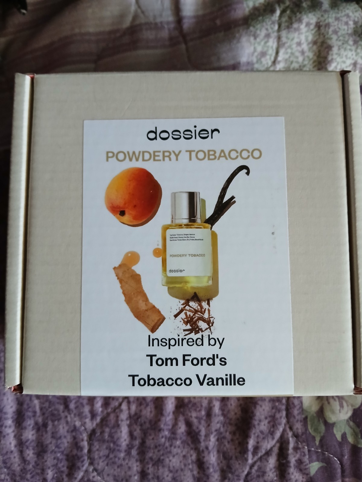 Dossier Powdery Fragrance inspired by Tom Ford Tobacco Vanille Honey Dry Fruit