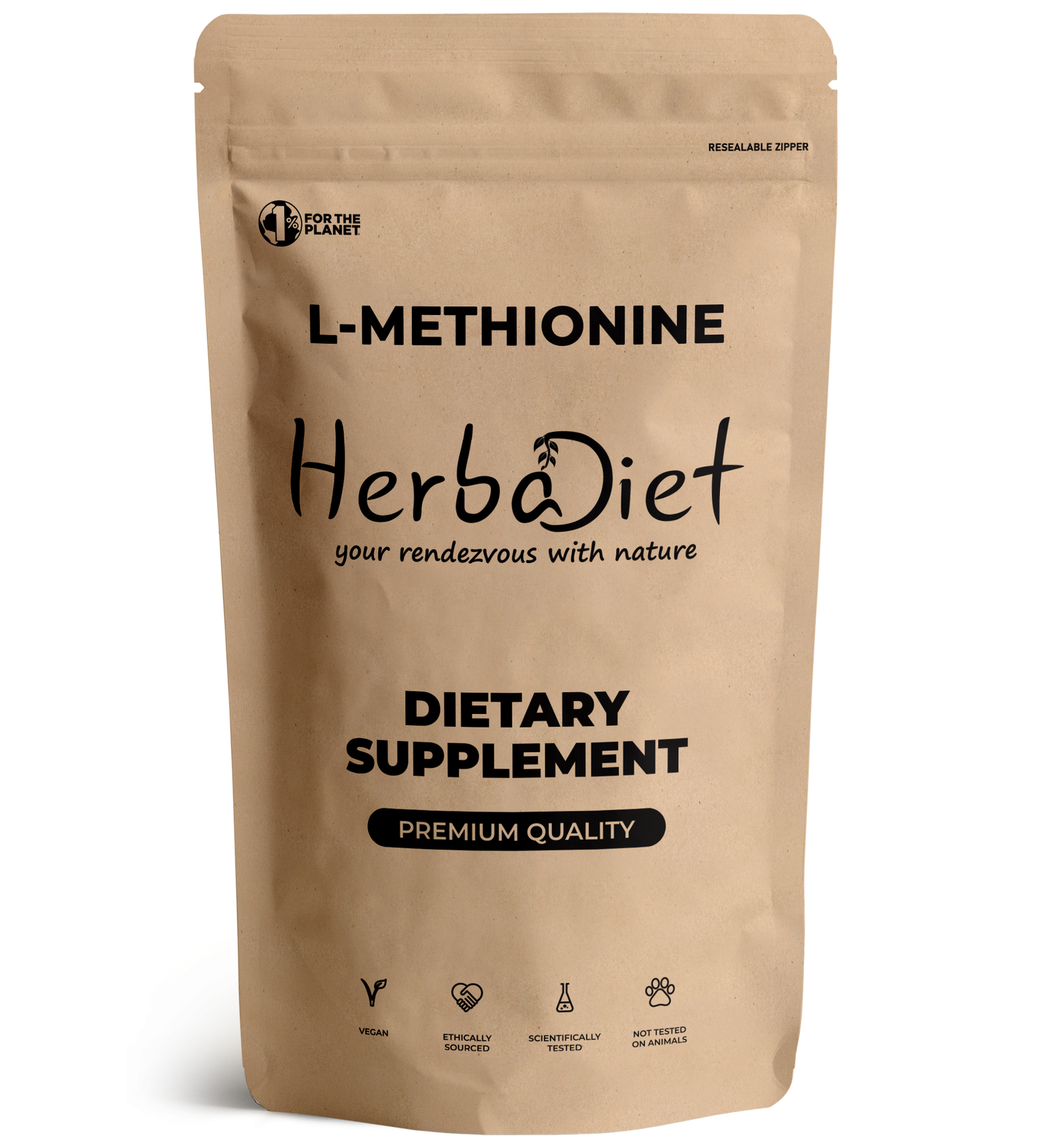 L-Methionine Powder w/- Vitamin B6 Essential Amino Acids Detox Vegan Friendly