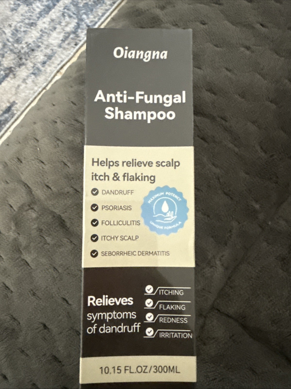 Oiangna Anti-Fungal Shampoo Salicylic Acid Selenium Sulfide 10.15 fl oz