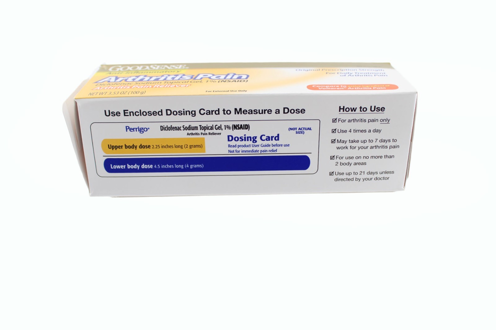 GoodSense Arthritis Pain Relief Gel Diclofenac Sodium 1 Percent 3.53 oz