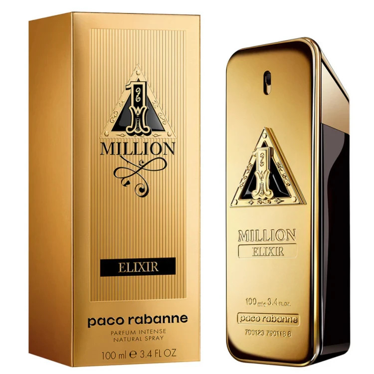 1 Million Elixir 3.4 oz Paco Rabanne Men’s Parfum Intense Spray