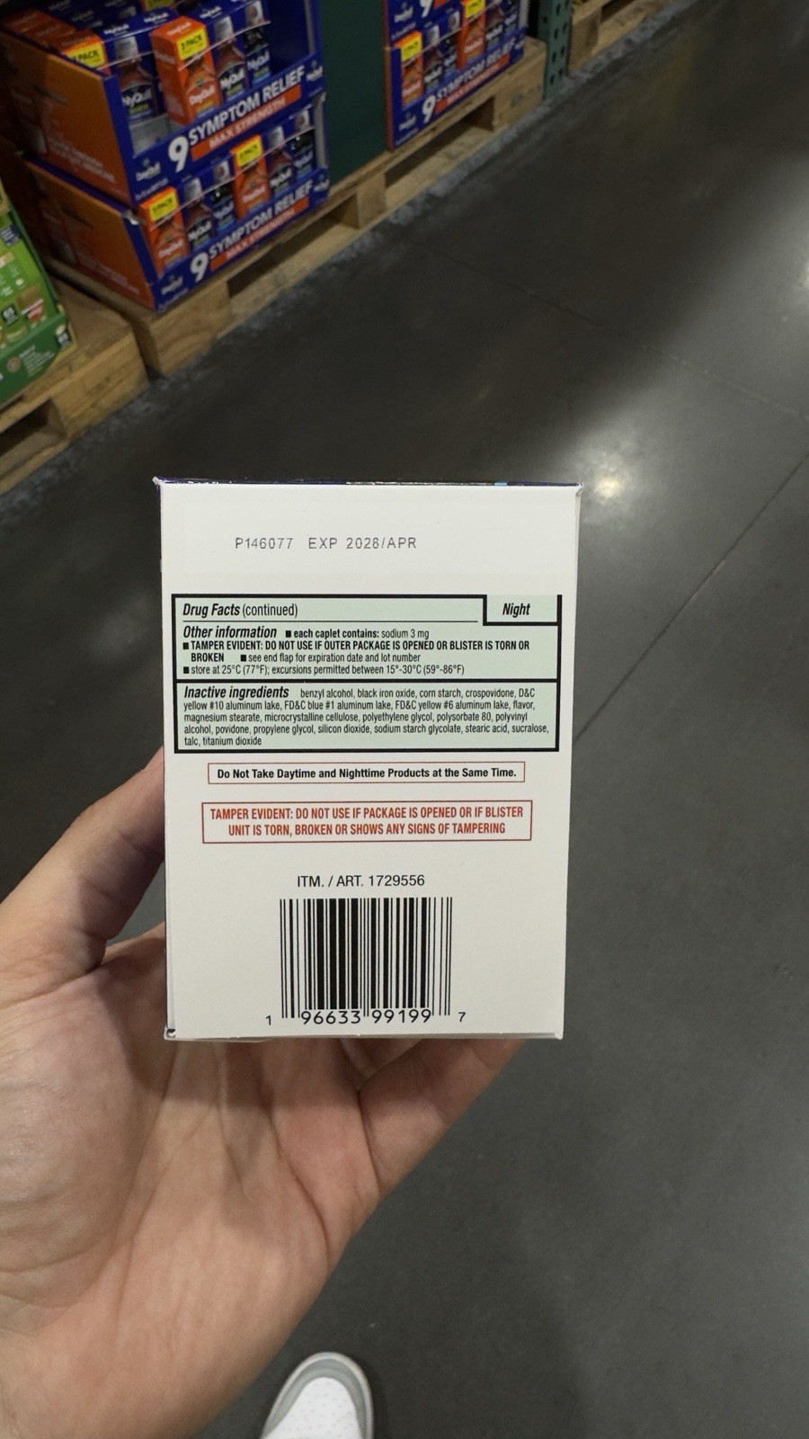 Kirkland Signature Cool Blast Severe Cold & Flu + Congestion Day & Night 168