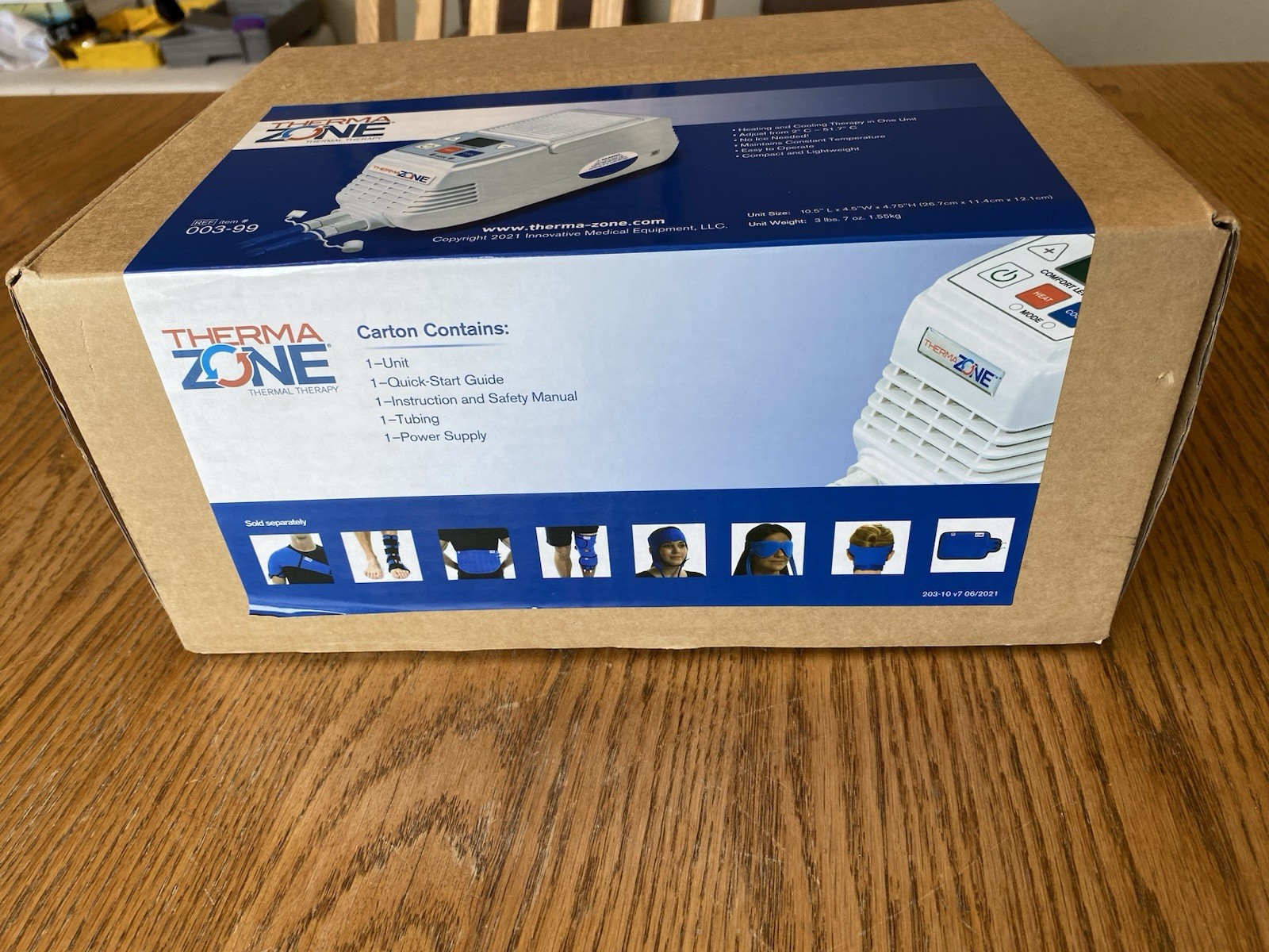 Therma Zone 003-99 Thermal Therapy System Heating & Cooling Therapy In One Unit