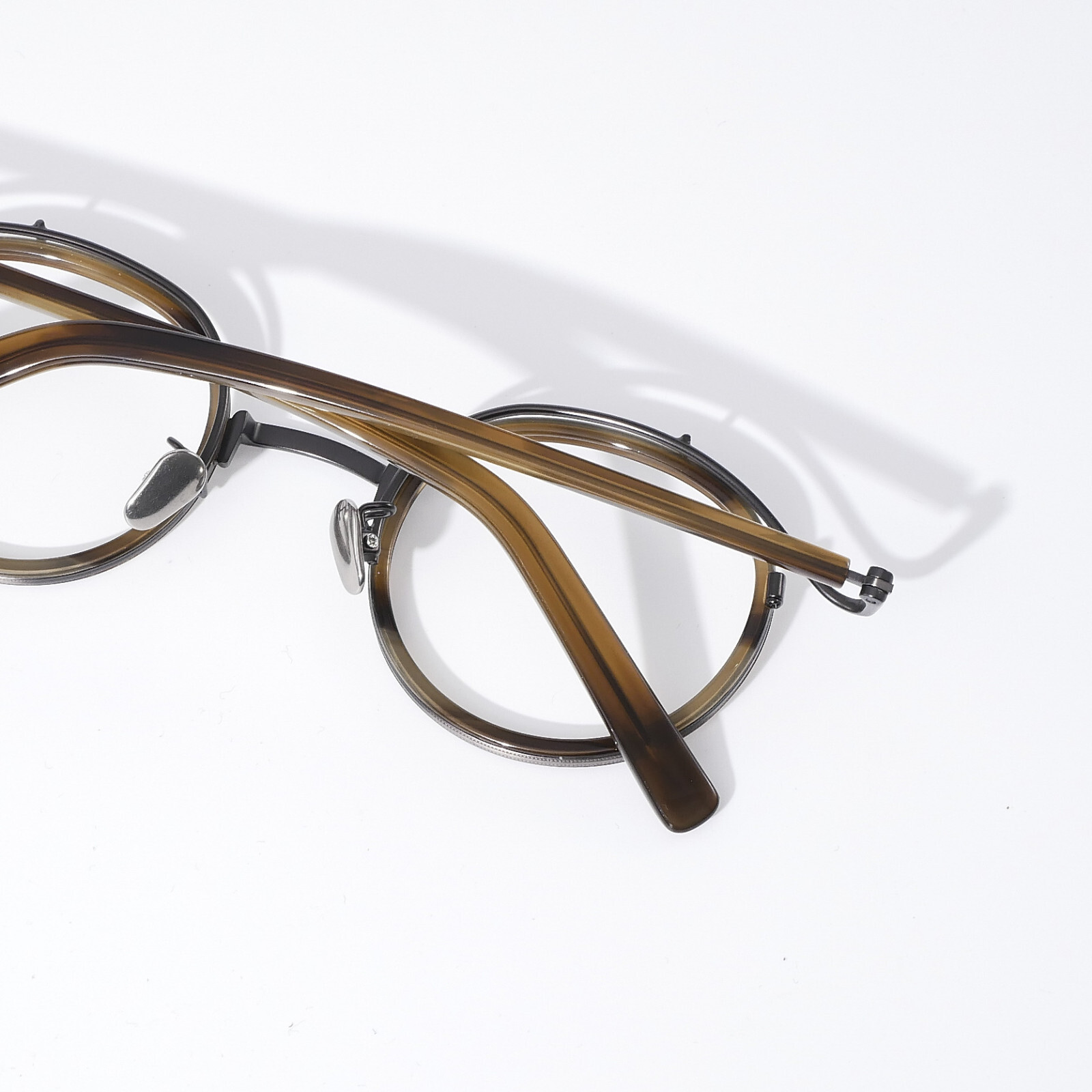 Japanese Round Eyeglass Frames Retro Hand Made Glasses Acetate+titanium