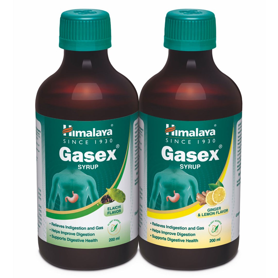 Gasex Syrup | Digestive Comfort, Gas Relief & Ayurvedic Herbal Formula | 200ML