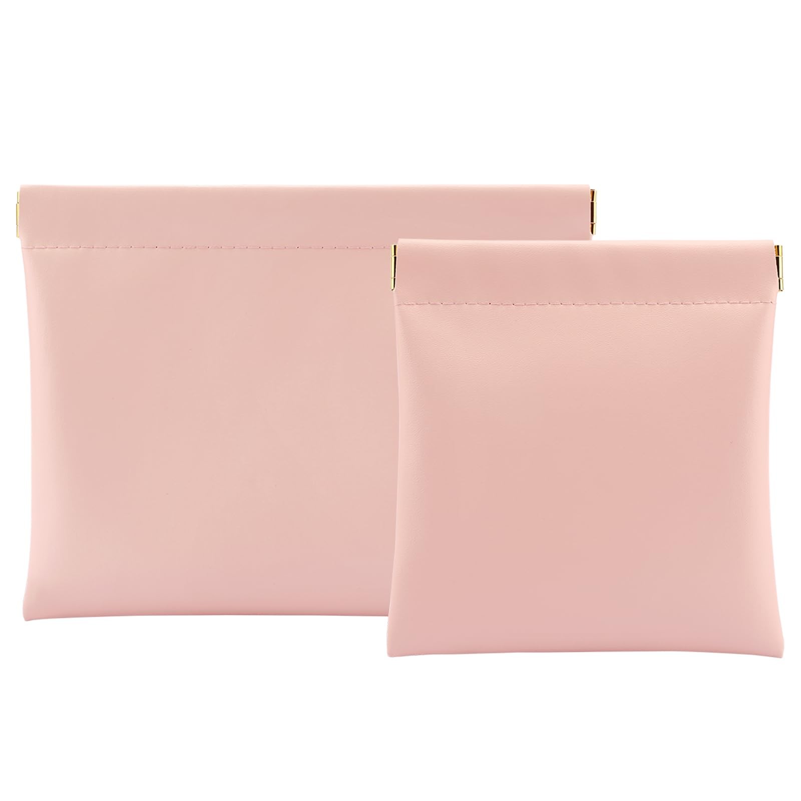 2 PCS Ladies Small Makeup Bag for Purse,Small Pouch,Purse Pink