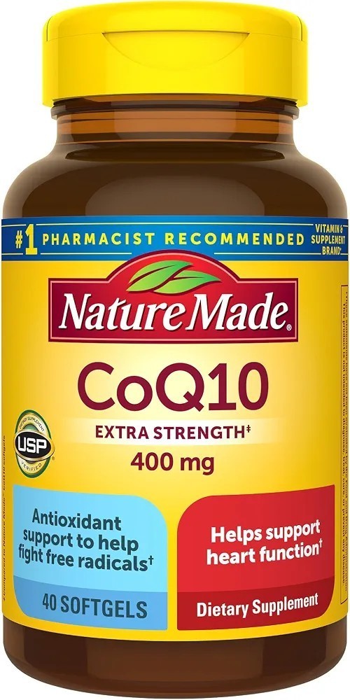 Nature Made Extra Strength CoQ10 400 mg – 40 Softgels – Heart Health – Exp 11/28