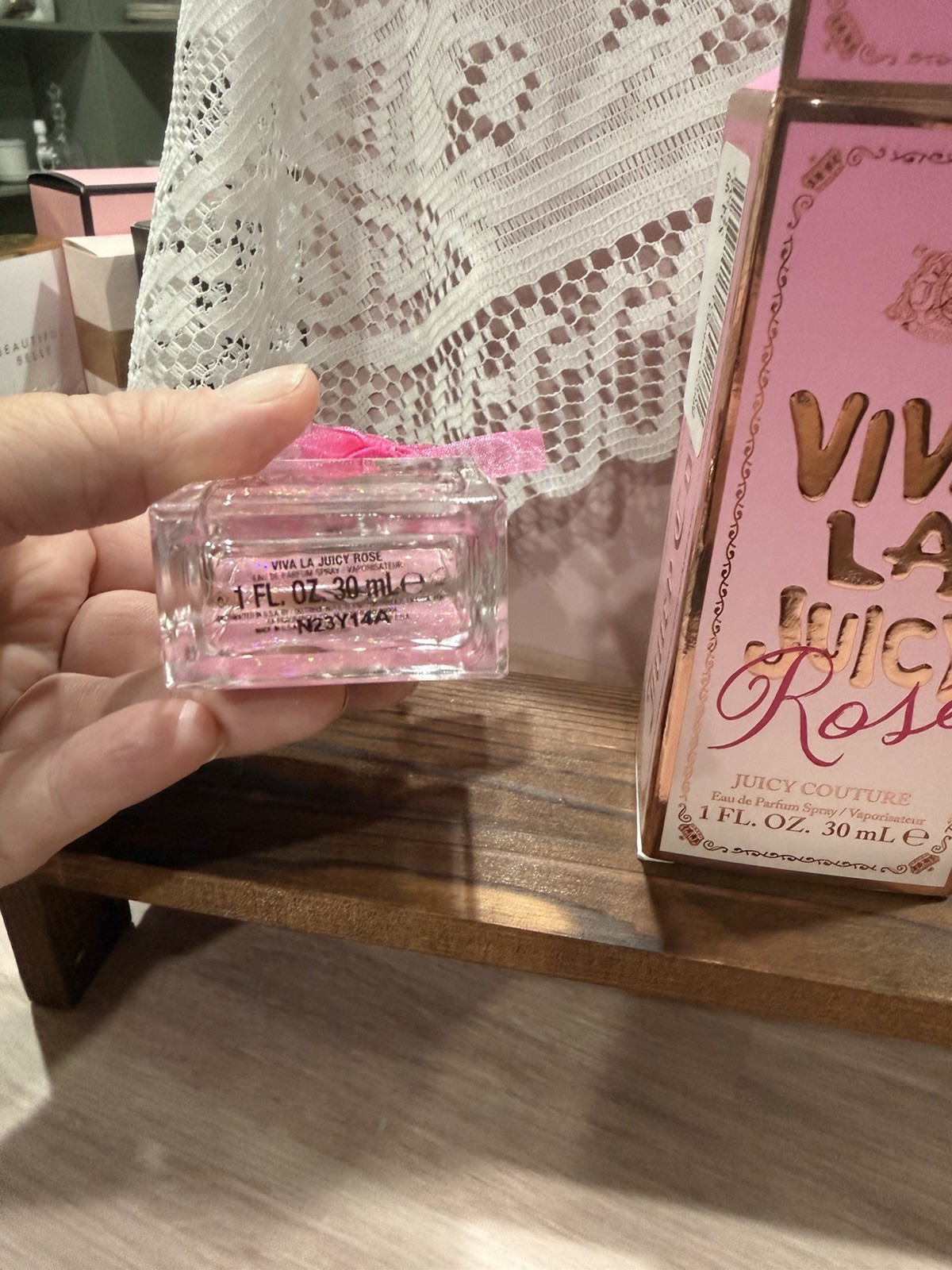 Viva La Juicy Rose Juicy Couture Eau De Parfum Spray~NIB/Sealed~1Oz/30ml
