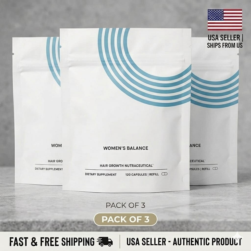 Pack Of 3 Women’s Balance Refill Pouch 360 Capsules Ages 45 and Up-Free Shipping