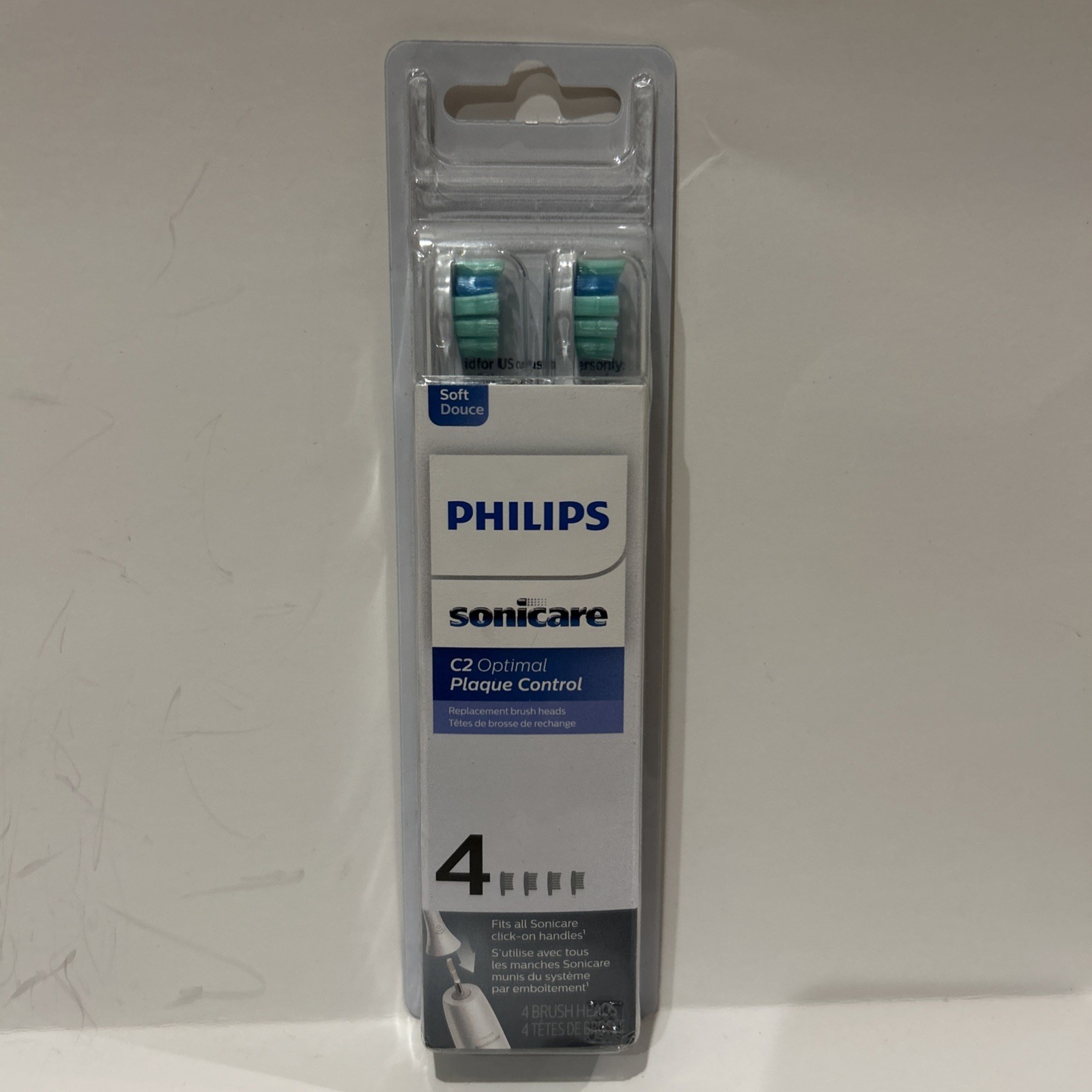 Philips Sonicare Optimal Plaque Control Brush Heads HX9024/65 White 4 Ct