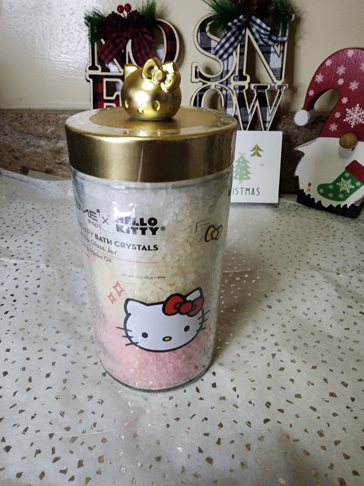 THE CREME SHOP X Hello Kitty Aromatherapy Bath Crystals Jojoba Oil Watermelon