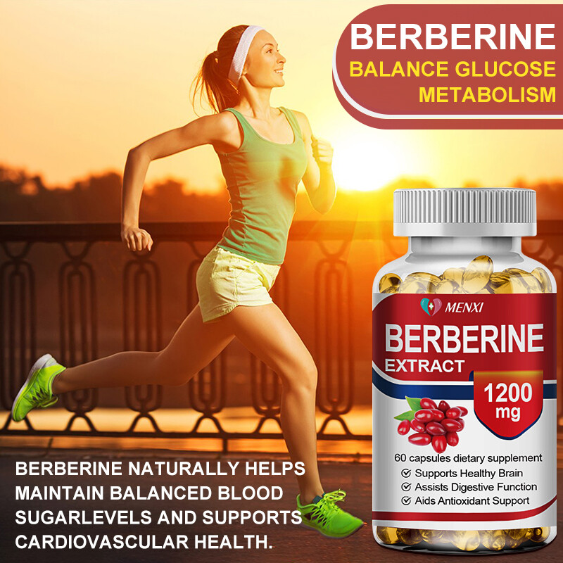Berberine Extract Support 1200mg per Serving – High Absorption For Heart Health