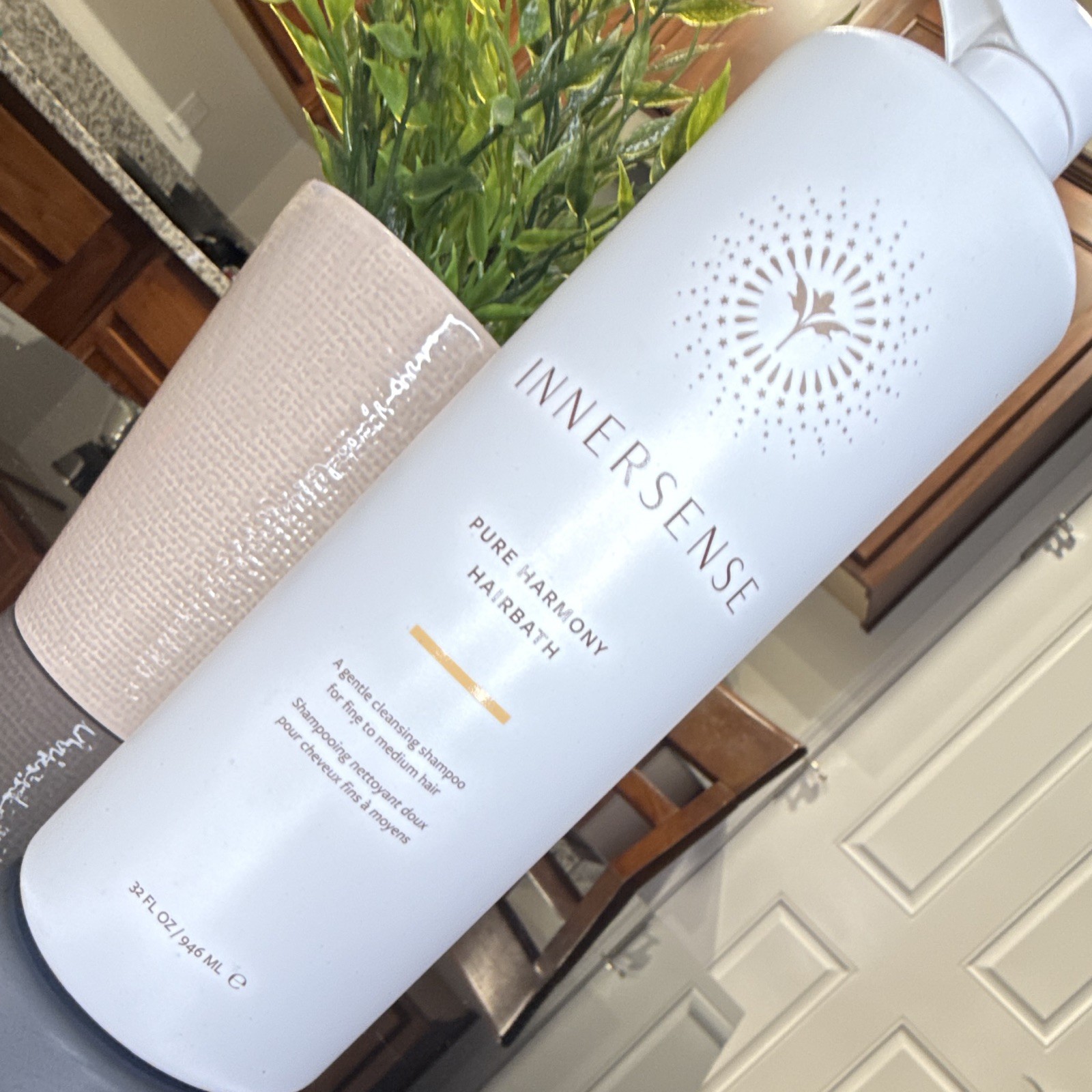 Innersense Pure Harmony Hairbath Shampoo 32 oz Jumbo Fine Hair Color Safe