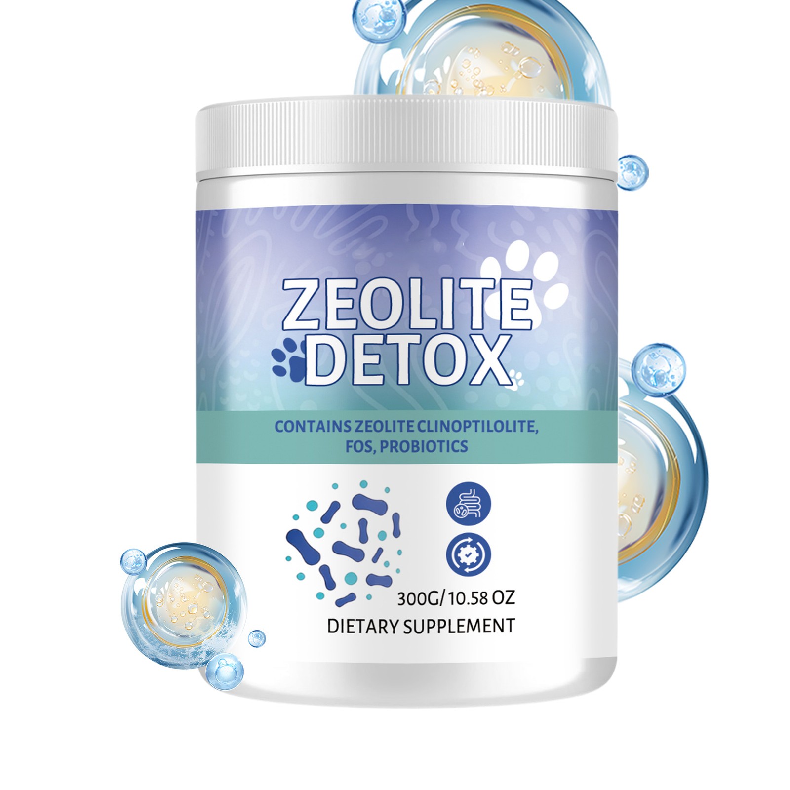 All-in-One Zeolite Detox Clinoptilolite Zeolite Powder Supplement 300g