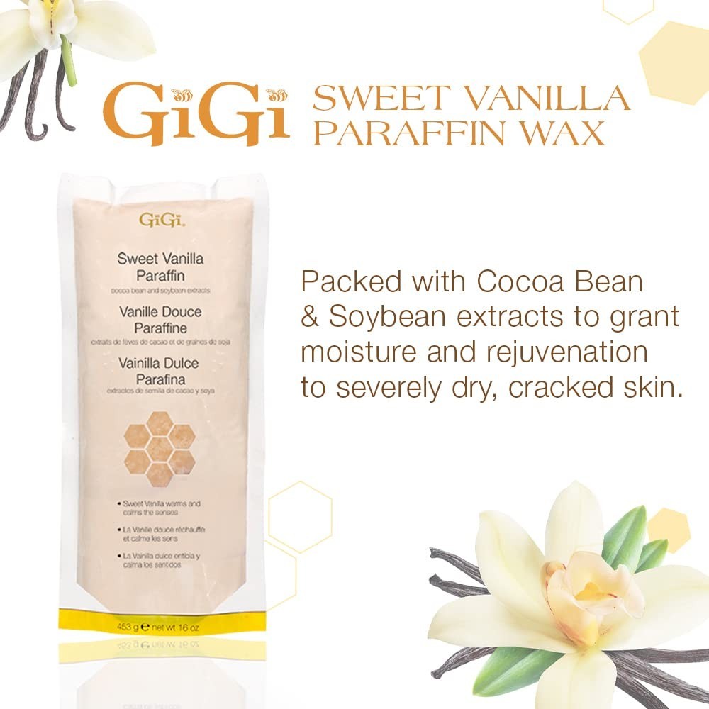 Therapeutic Sweet Vanilla Paraffin Wax Bath – 16 oz for Soft, Rejuvenated Skin