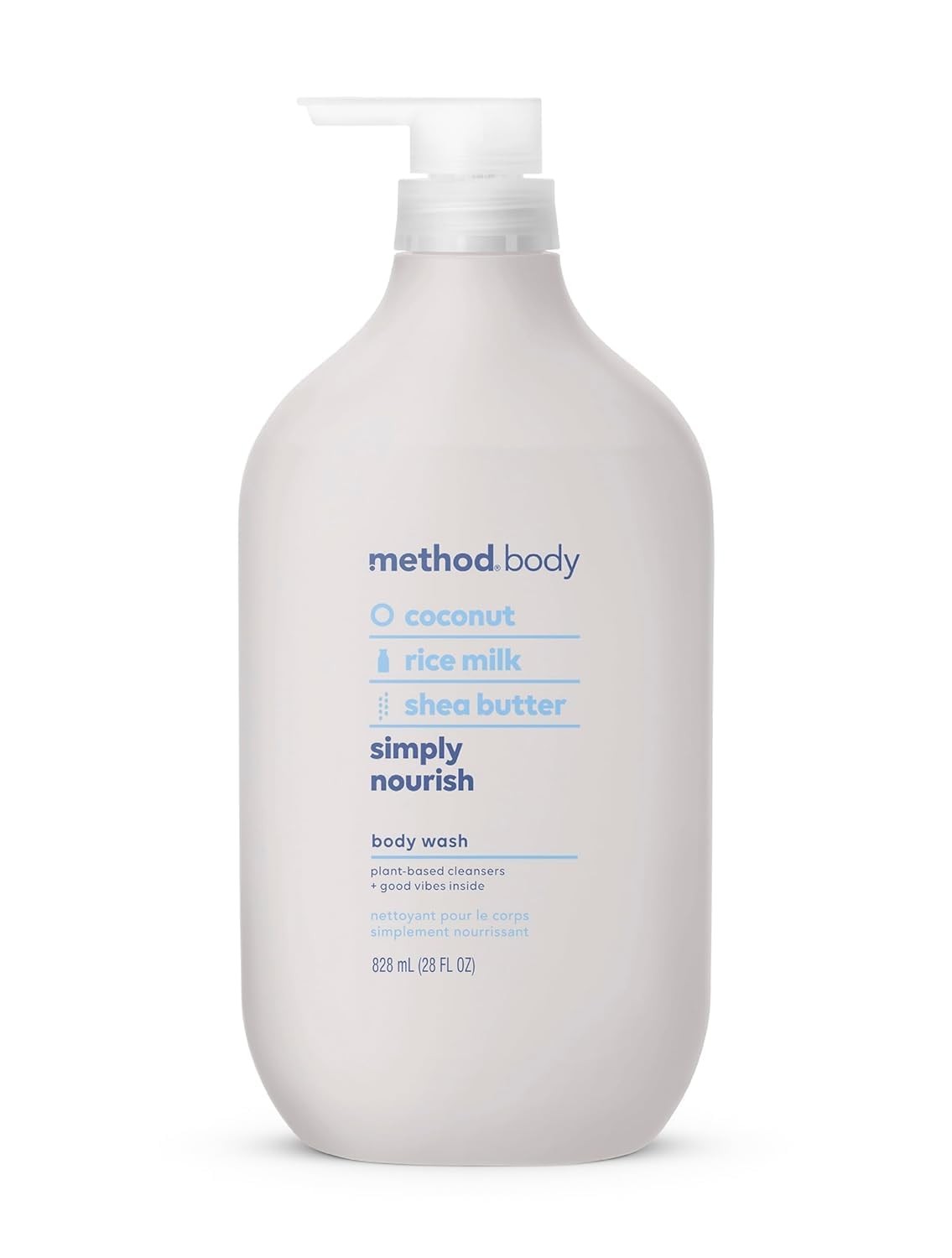Method Body Wash Simply Nourish Coconut Rice Milk Shea Butter 28 oz